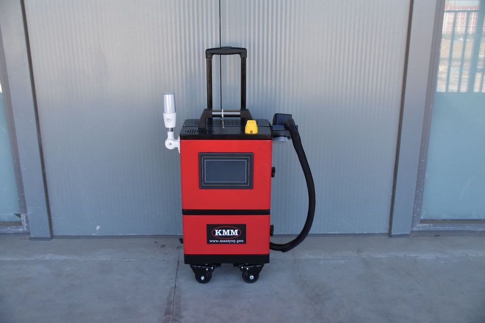 Laser czyszczący, usuwanie powłok, zmiana koloru renowacja drewna MOPA