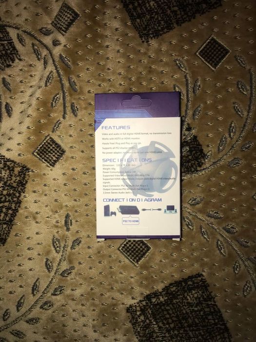 PS2 - HDMI адаптер OEM, конвертер відео + аудіо для Sony PlayStation 2
