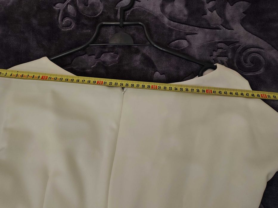 Sukienka koktailowa biała M