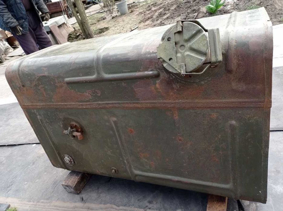 Бак паливний для Урала 300л з кронштейнами (бак топливный Урал)