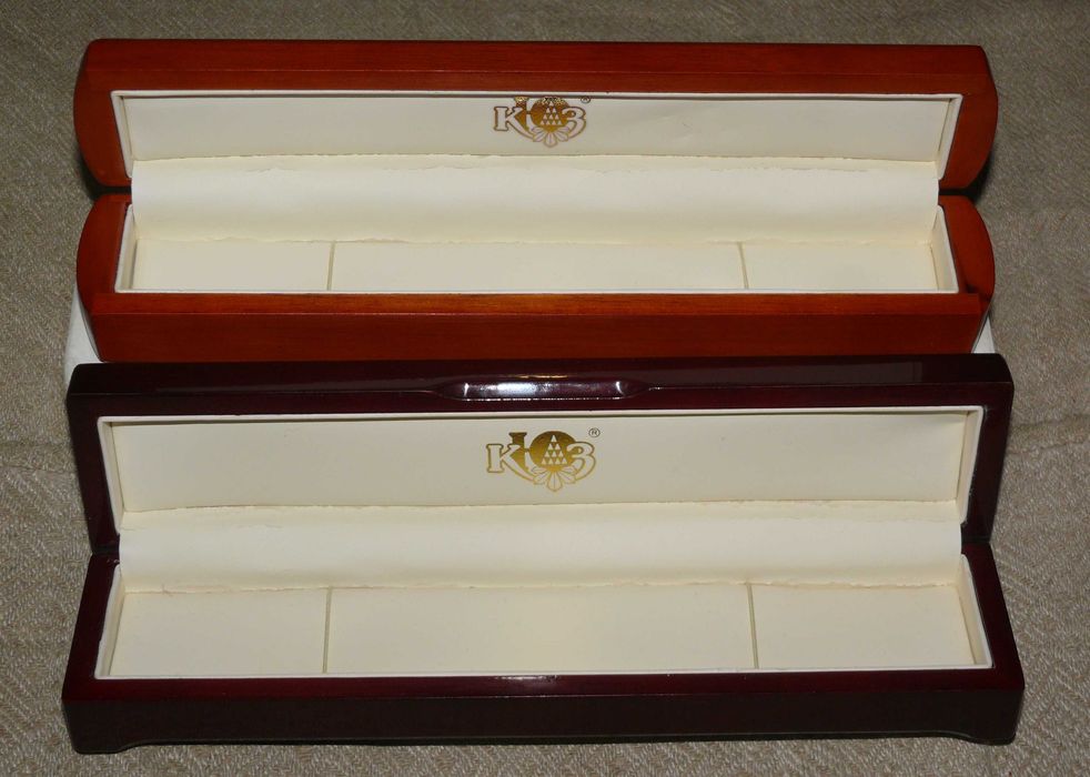 2 шт. Футляр Ювелирный Натуральное Дерево Киевский Ювелирный Завод КЮЗ