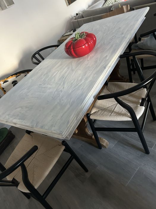 Mesa jantar madeira 180x90cm
