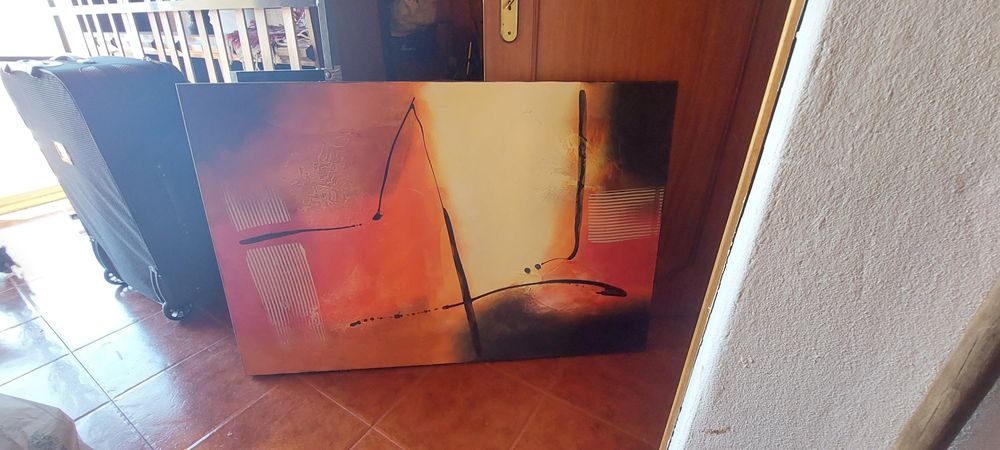 Quadro pintado a oleo