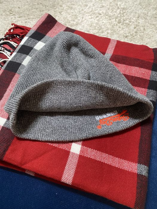 Czapka szara Superdry