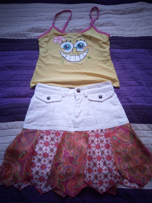 Zestaw ubranek 9 lat monster high roz. 128