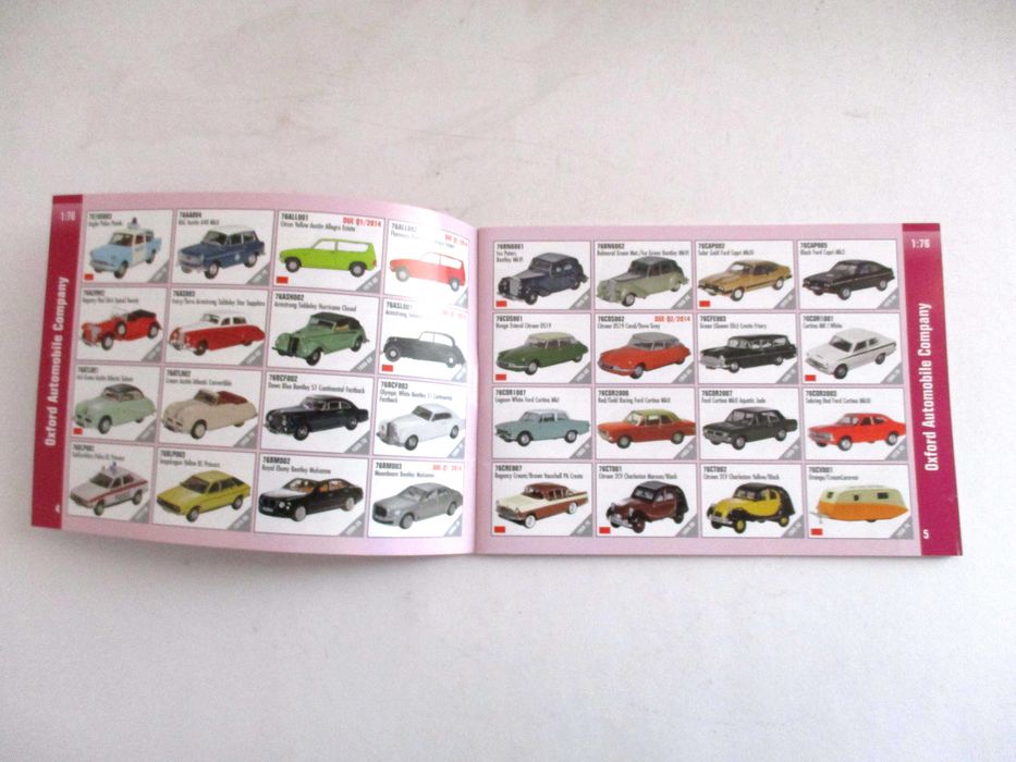 Catálogos/ Brochura de carros miniatura