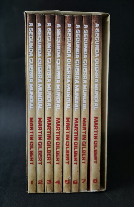 A Segunda Grande Guerra, Martin Gilbert, em 8 volumes