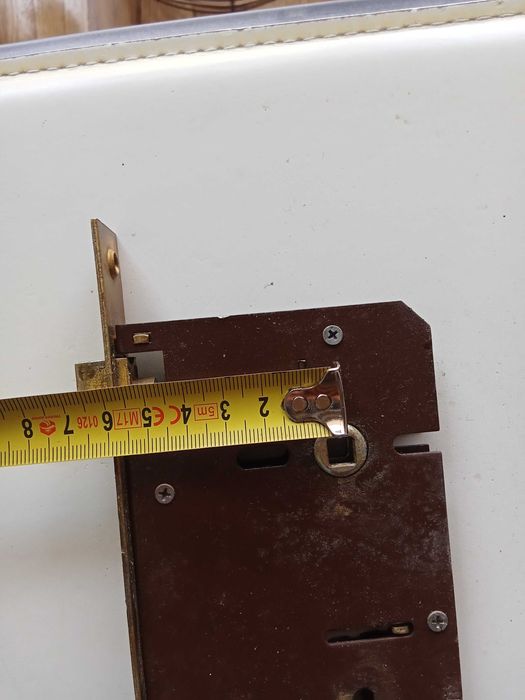 Puxador ( par )  de porta interior em latão com fechadura504988217325004804