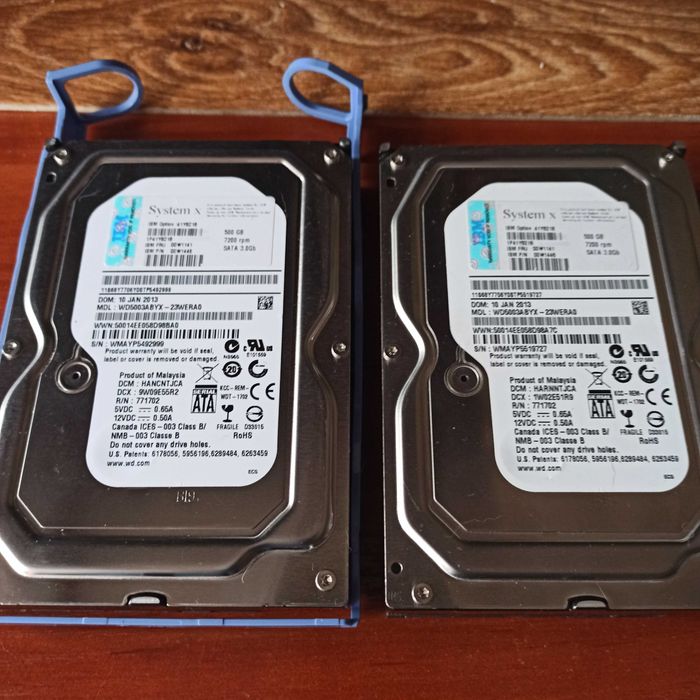 HDD 500Gb WD5003ABYX 7200 RPM, SATA- високоякісні HD для будь якого ПК