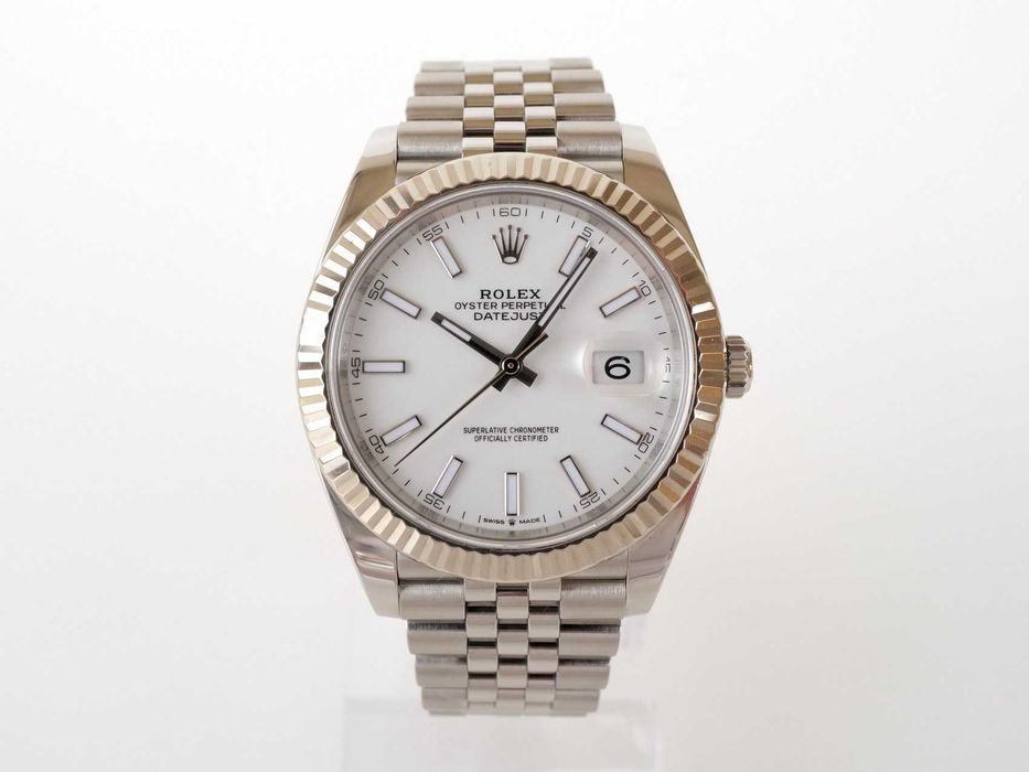 Rolex Datejust 41 Jubilee White Dial