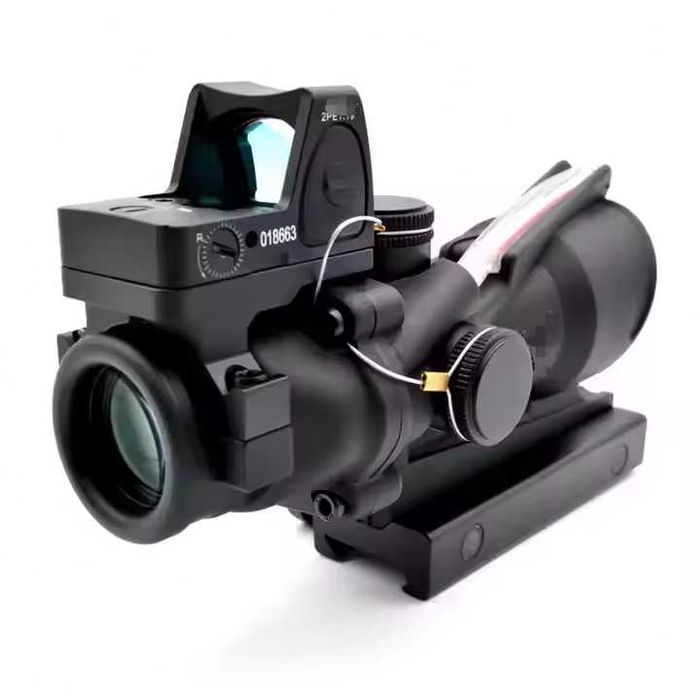 Оптический прицел TRIJICON ACOG 4x32 Red + мини коллиматор RMR USA
