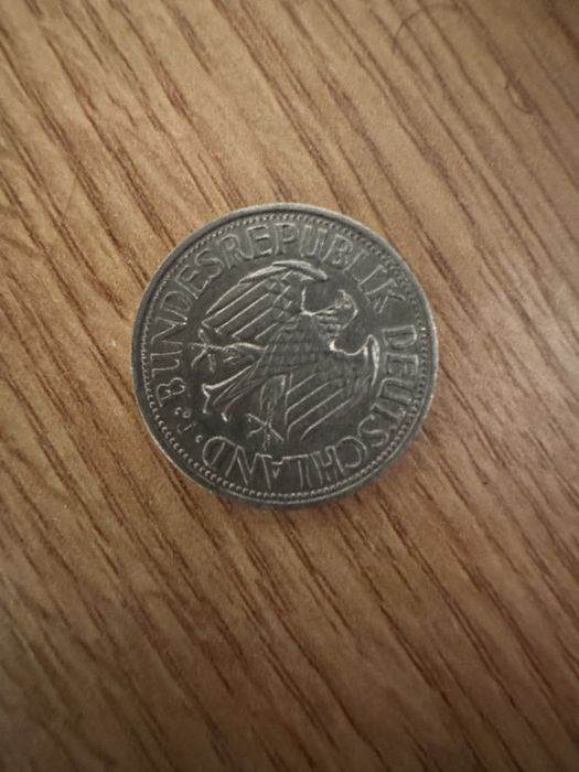 1 deutsche mark 1957 j