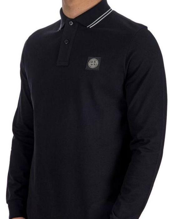 Сорочка поло з довгим рукавом від бренду Stone Island. На рост 156 см.