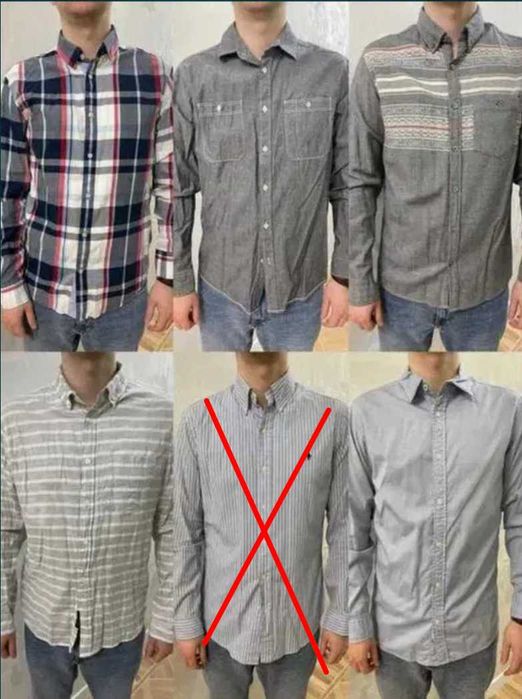 Чоловічі сорочки Jack&Jones Tu premium, Ralph Lauren, River Island