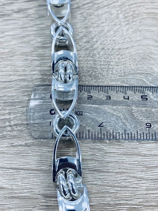 Масивний Срібний браслет Рокко- бароко