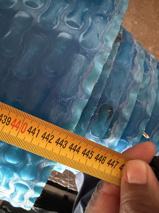 Cobertura de bolhas para piscina.