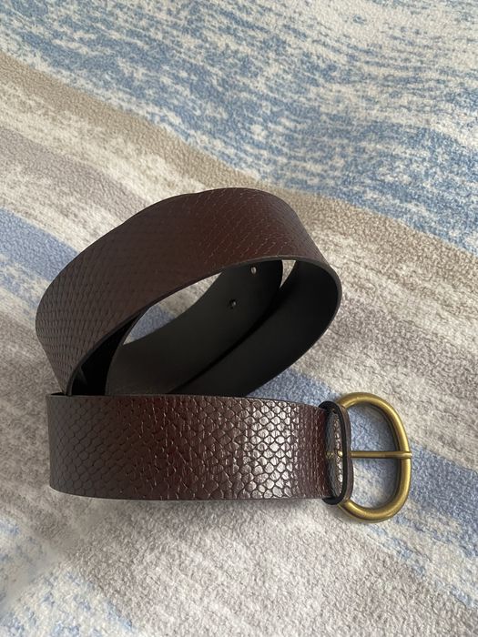 Пояс ремень шкіра massimo dutti