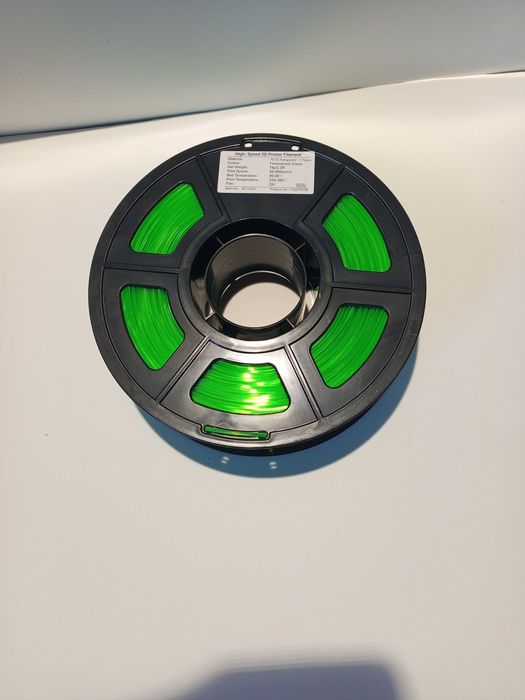 Filament PETG Fluorescent Green 1,75 mm – 5 kg | High-Speed do drukarek 3D
