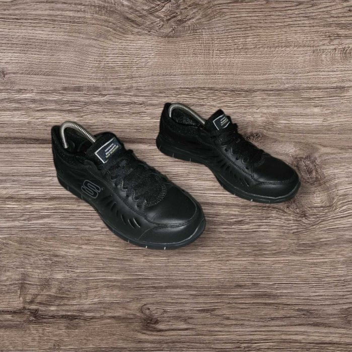 Buty Skechers 38(25cm) skórzane czarne