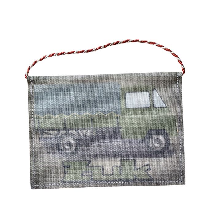 Brelok do kluczy Żuk emblemat + proporczyk