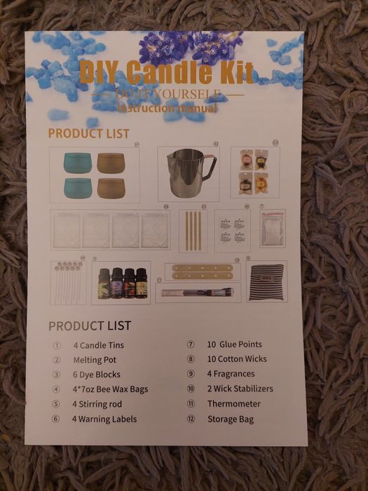 Набір для виготовлення свічок своїми руками