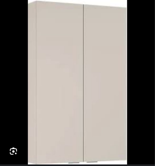 Szafka lazienkowa good home beż/ krem szklane półki