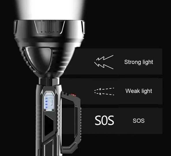 Lanterna Led Recarregavel 1300 Lumens
