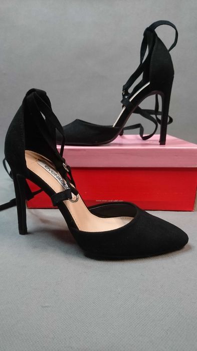 Buty Even And Odd Sandals Heels Black R.36