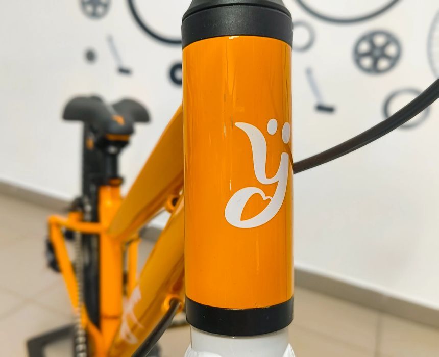 Rower młodzieżowy Yupii 24″ pomarańczowy