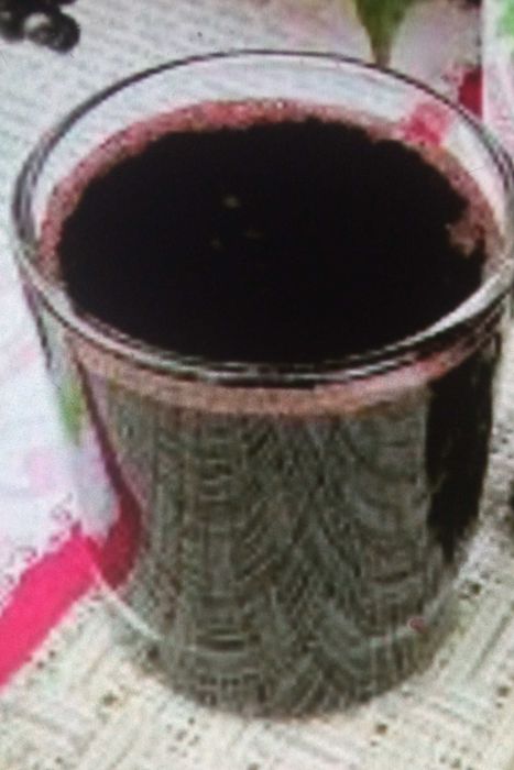 Сироп из черной бузины с фруктозой