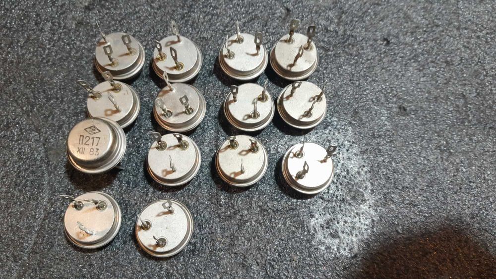 Транзистор П217 Новые 14шт транзисторы Ссср 83год