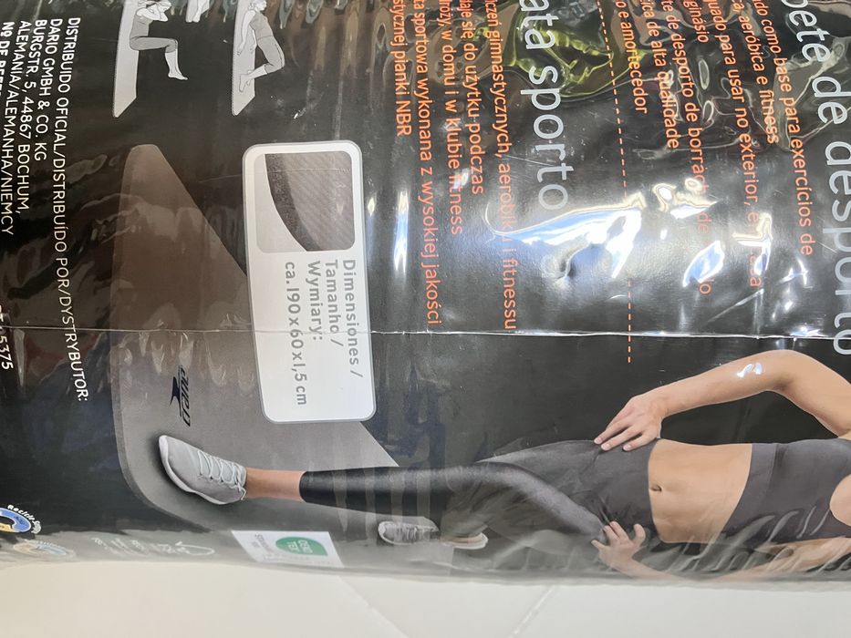 Tapete de fitness novo
