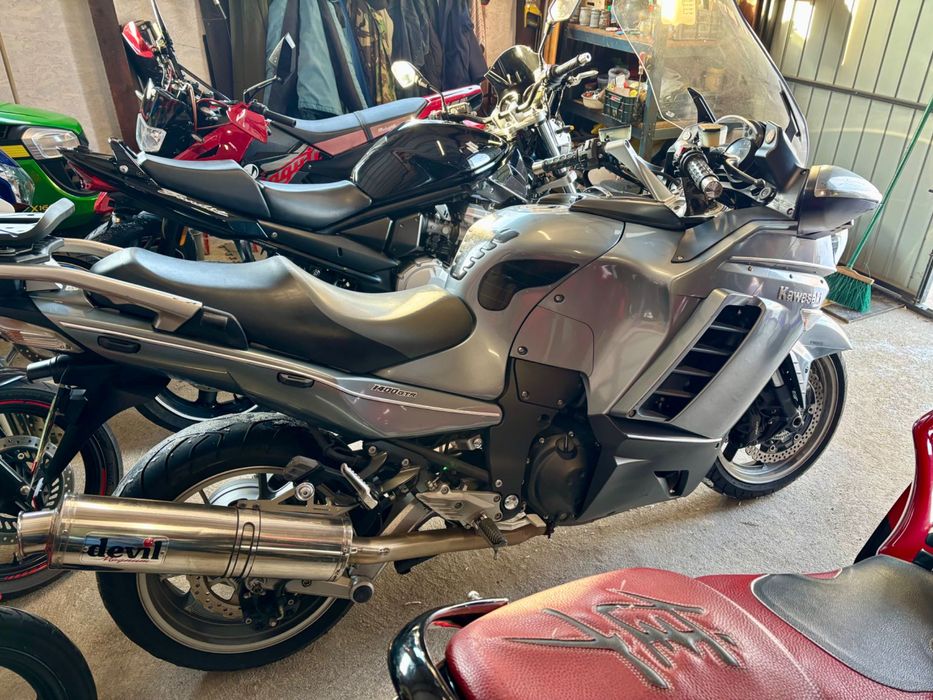 ZAPOWIEDZ!!! KAWASAKI GTR 1400 3xKufry Tylko 54.oookm Transport Raty