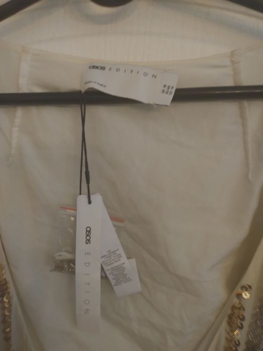 Sylwester kopertowa sukienka midi ASOS EDITION 46