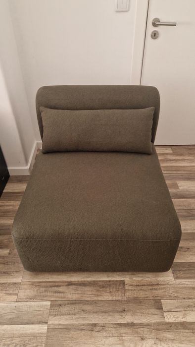 Sofá modelar verde
