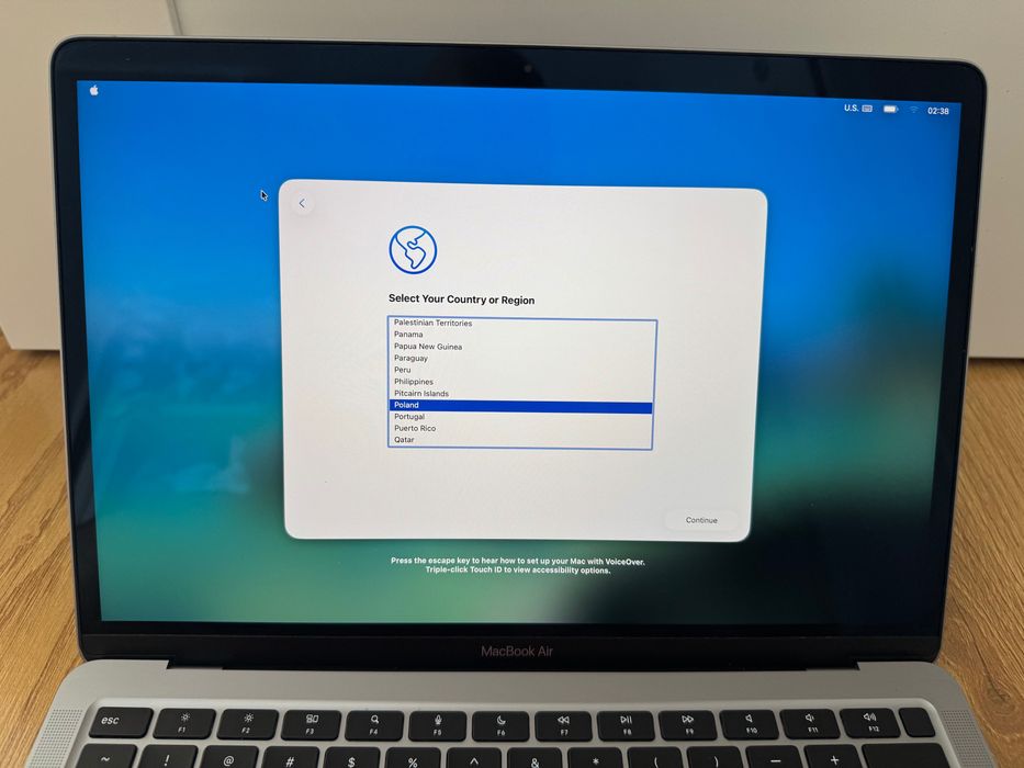 MacBook Air M1 2020 13,3" 8GB RAM 256GB SSD gwiezdna szarość