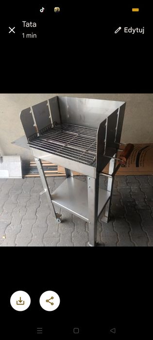 Grill nierdzewny