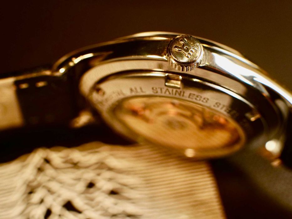 Relógio automático DELMA 25 jewels Swiss made open heart