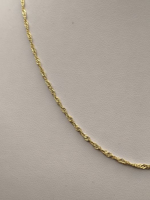 Złoty łańcuszek Singapur 45