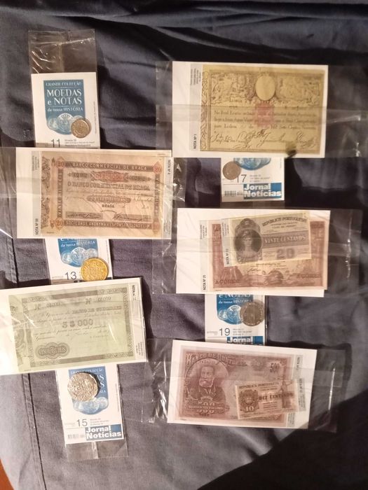 Grande Coleção Moedas e Notas da Nossa História (Jornal de Notícias)