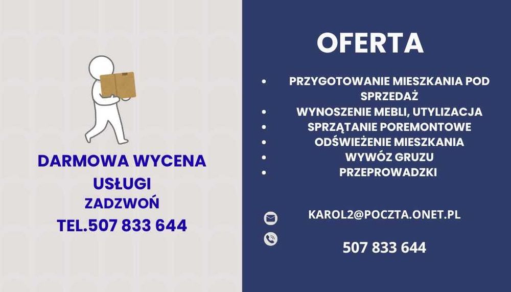 Pożądkowanie posesij, piwnic i strychów