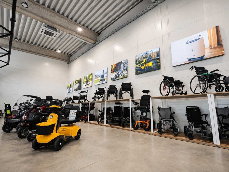 Wózek inwalidzki elektryczny Medilife wow - Refundowany 100% skontaktuj sie z nami. Składany, lekki, 2 baterie - Mobimed.com.pl