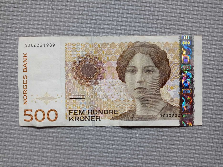 500 koron norweskich wycofanych z obiegu