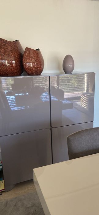 Conjunto de sala de jantar design moderno