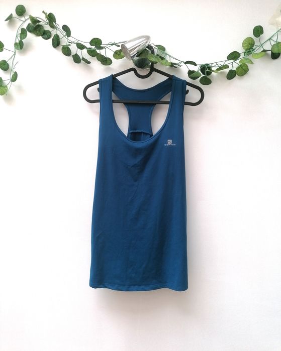 Top Desportivo Azul Petróleo