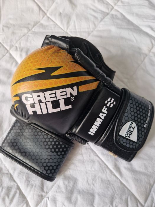 ОПИСАНИЕ!!! Перчатки для ММА green hill immaf