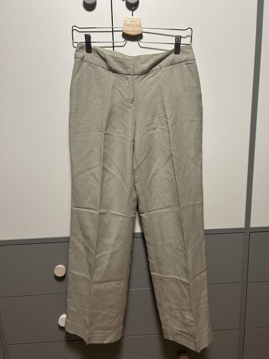 spodnie lniane damskie