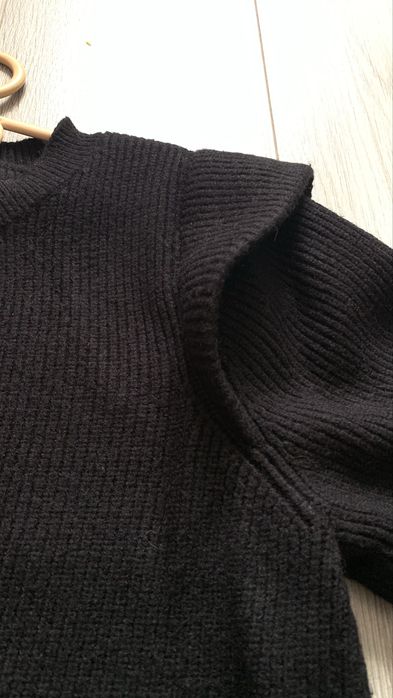 Сукня светр чорний, теплий р м