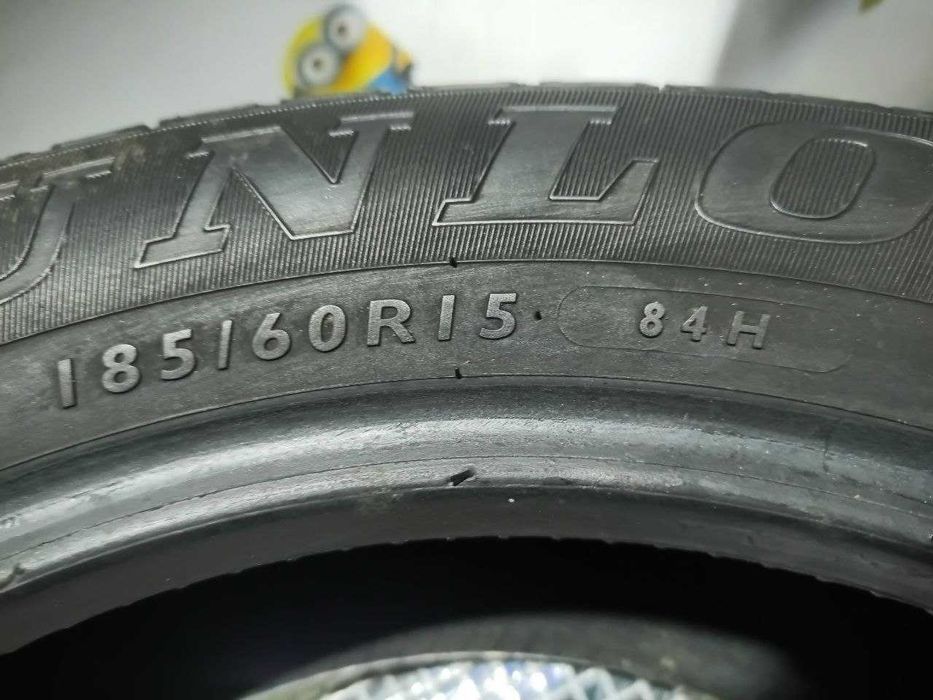 Шини Dunlop 185/60R15. 4шт. Літо 2023р (0255)