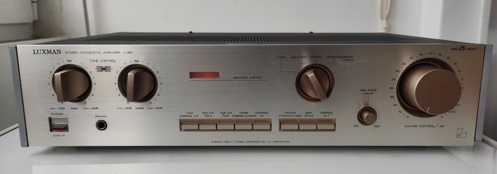 Luxman L 190 AB-Class Stereo Amplifier63825765899521122